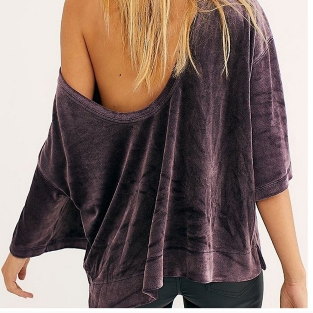 We the Free People Valerie scoop back velvet tea - Picture 4 of 13